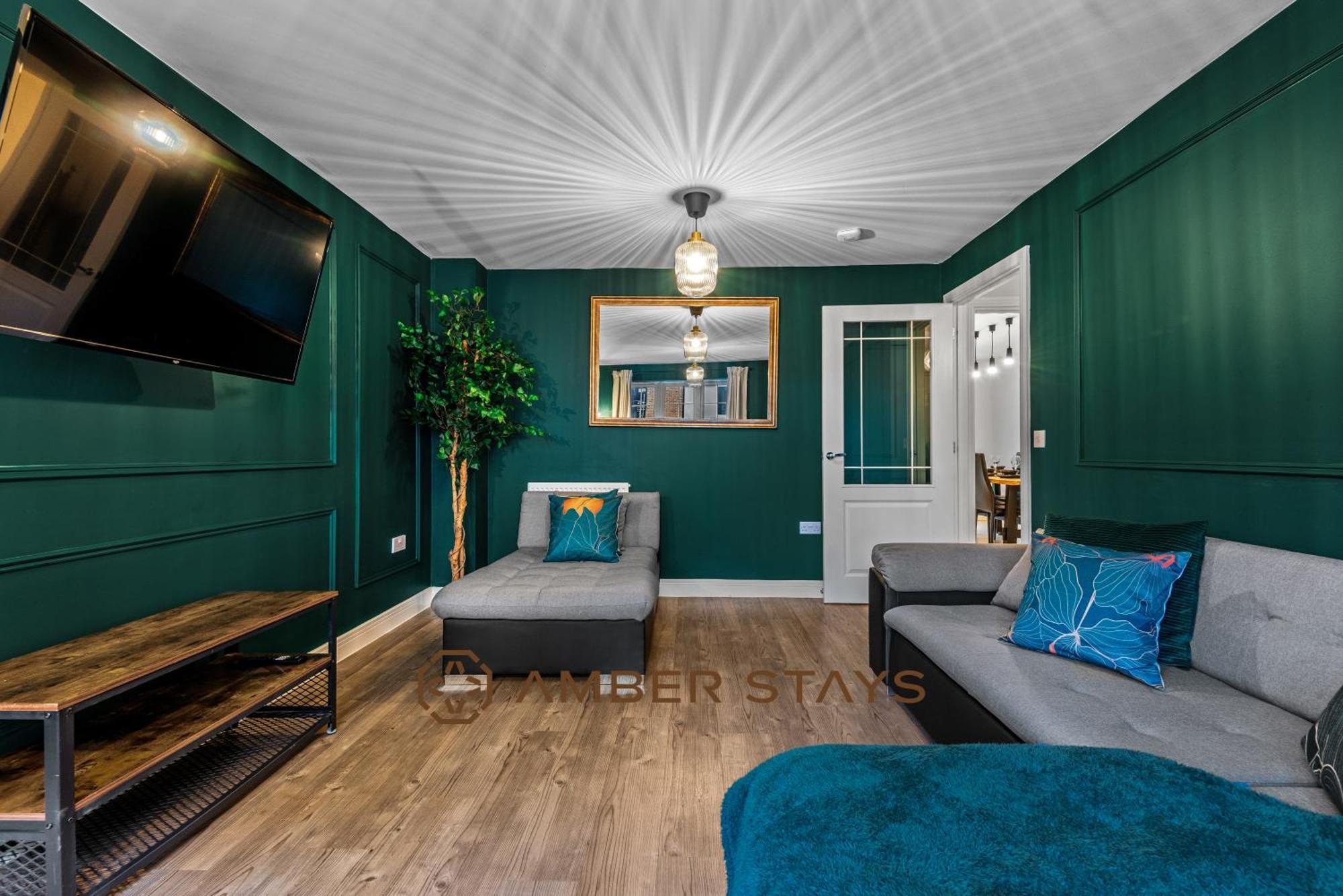 Spacious 5 Bed House In Reading By Amber Stays, Perfect For Business & Contractors, Sleeps 12! Dış mekan fotoğraf